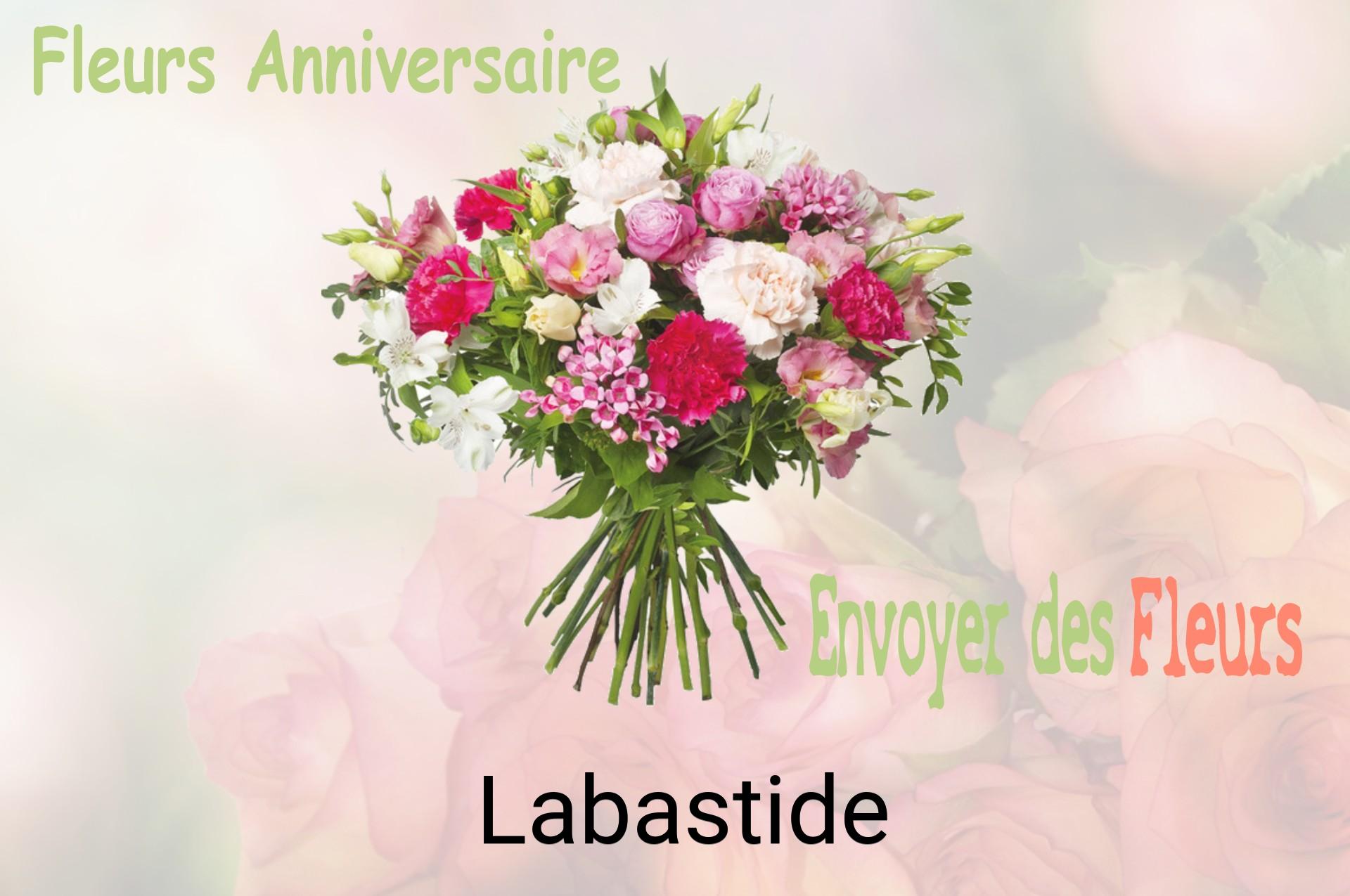 Bouquet de fleurs d’anniversaire livré à Labastide