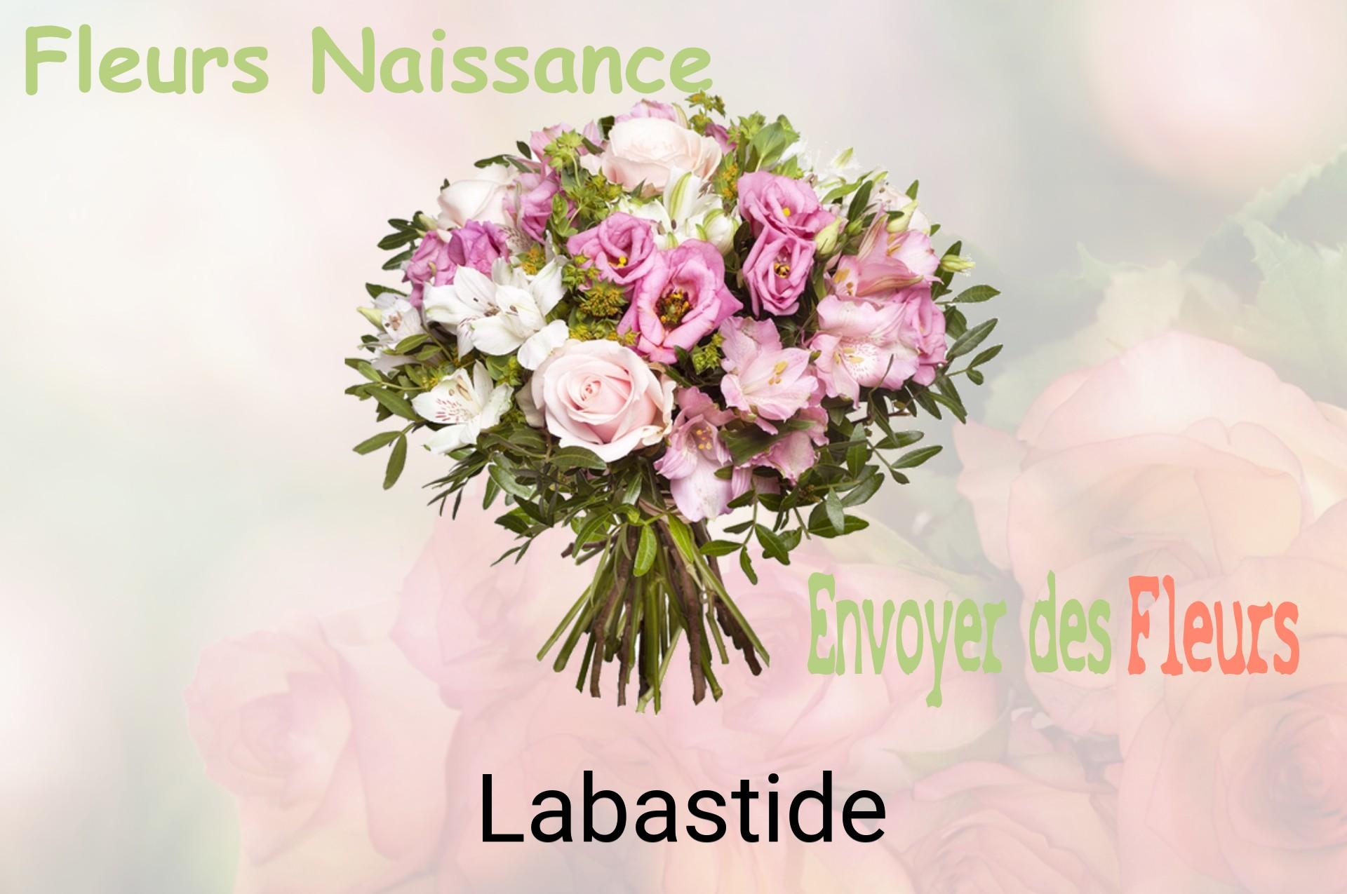 Bouquet de fleurs de naissance livré à Labastide